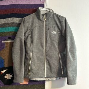 Women’s The North Face Grey waterproof fleece jacket size small